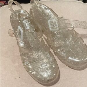 Glittery Clear Women's Sandals